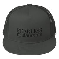 Fearless Black on Black Trucker Cap