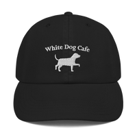 White Dog Logo Baseball Cap