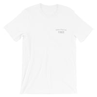 NEW "1983" Embroidered Unisex T Shirt