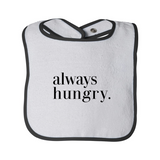 Infant always hungry. Terry Bib